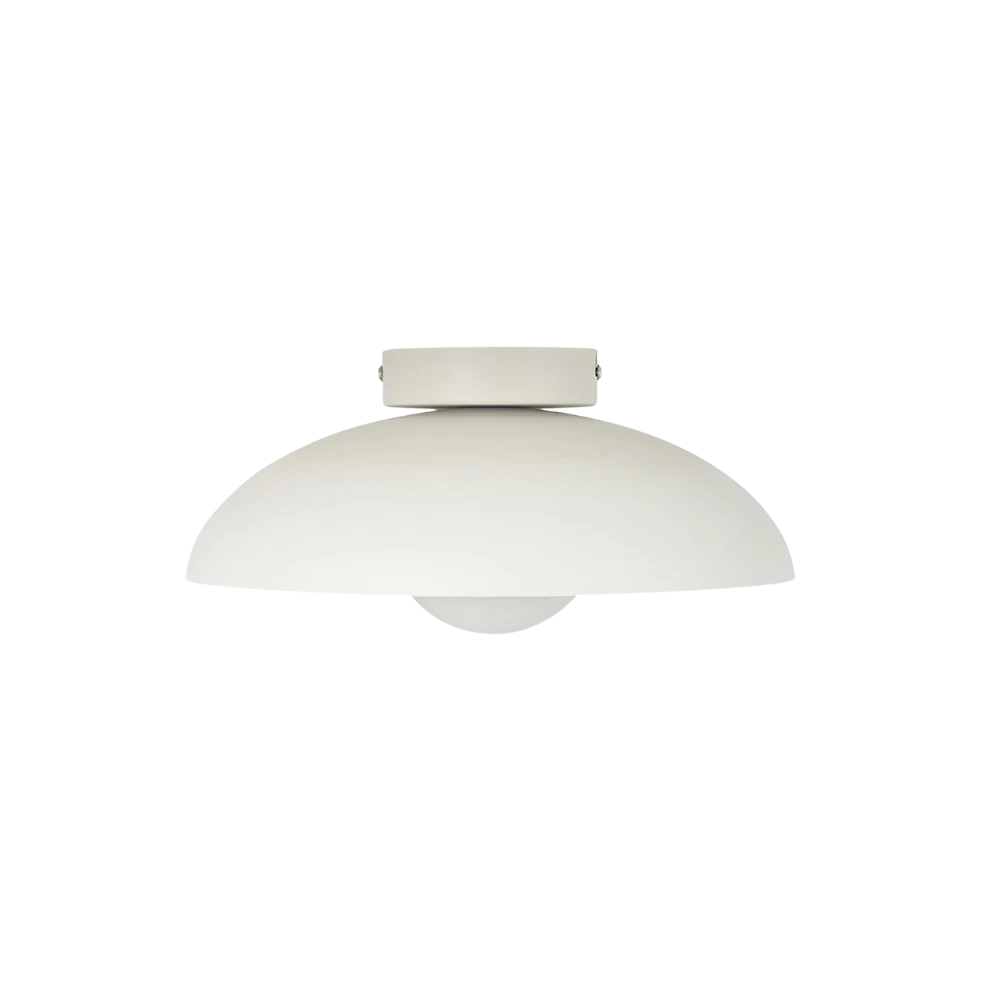 Velora Modern LED Glass Ceiling Light With Gold Base