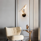 Aurelia Bird | Luxury Golden Wall Lamp For Living Room