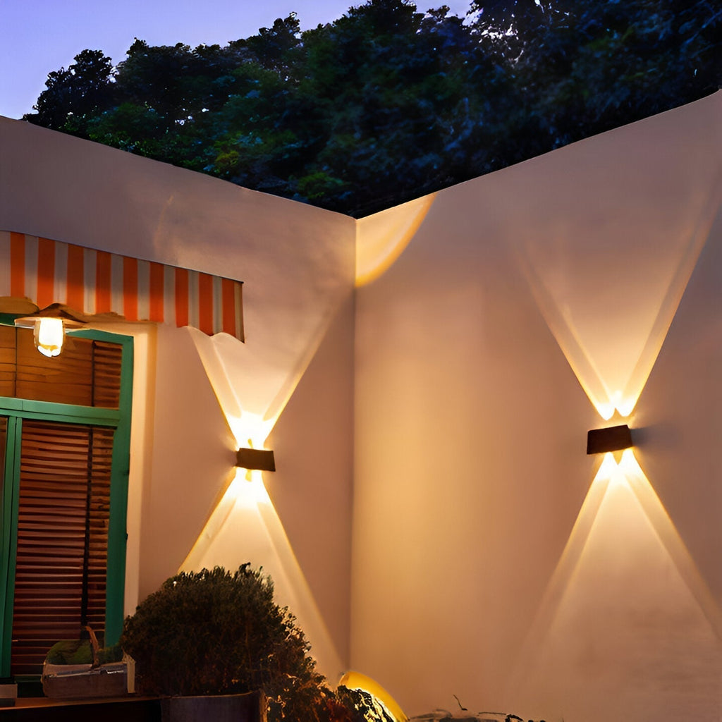 Lunova Waterproof Solar LED Outdoor Wall Light Up And Down