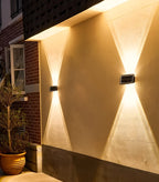 Lunova Waterproof Solar LED Outdoor Wall Light Up And Down