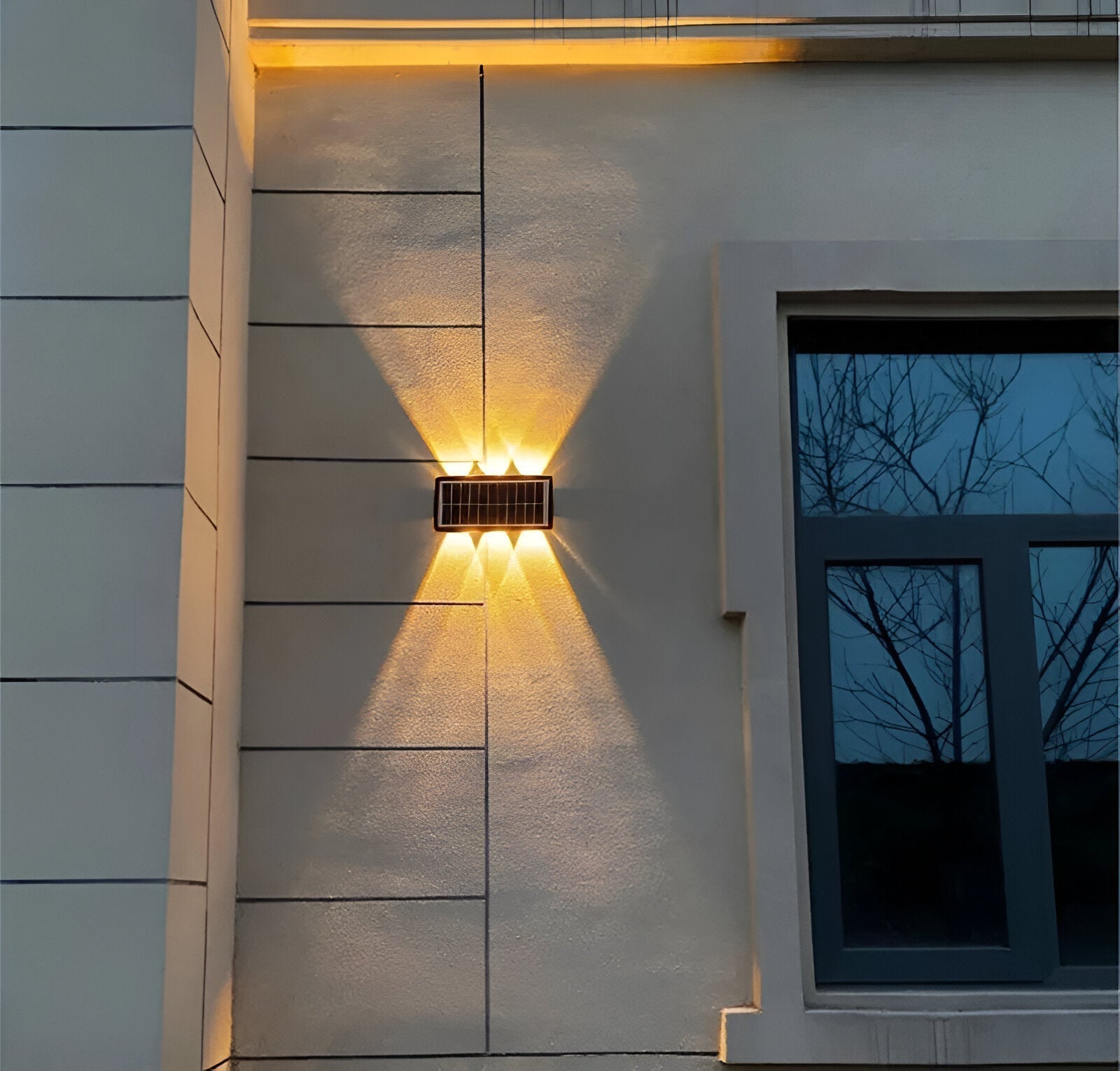 Lunova Waterproof Solar LED Outdoor Wall Light Up And Down