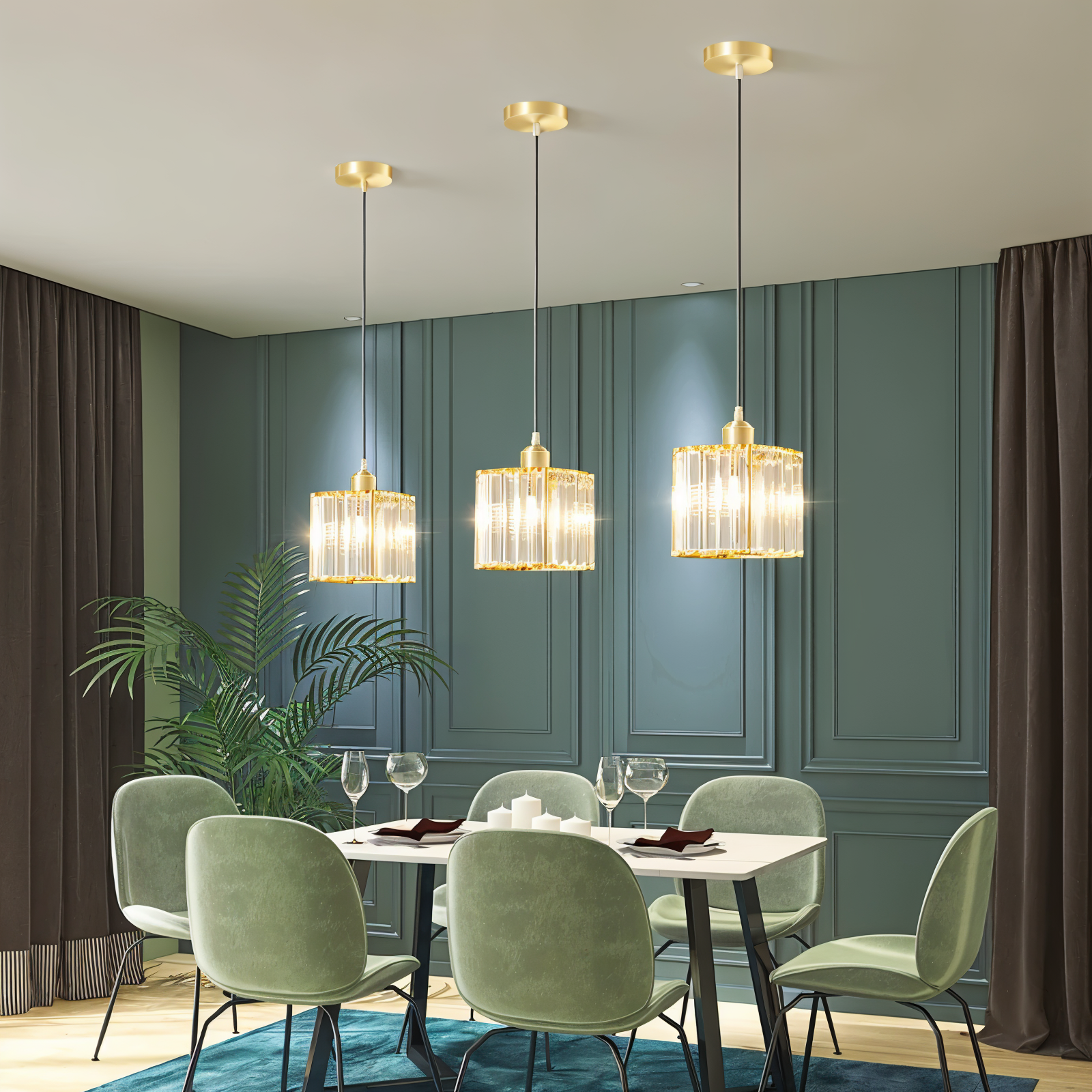 Lumaire Elegant Pendant Light For Dining And Living Rooms