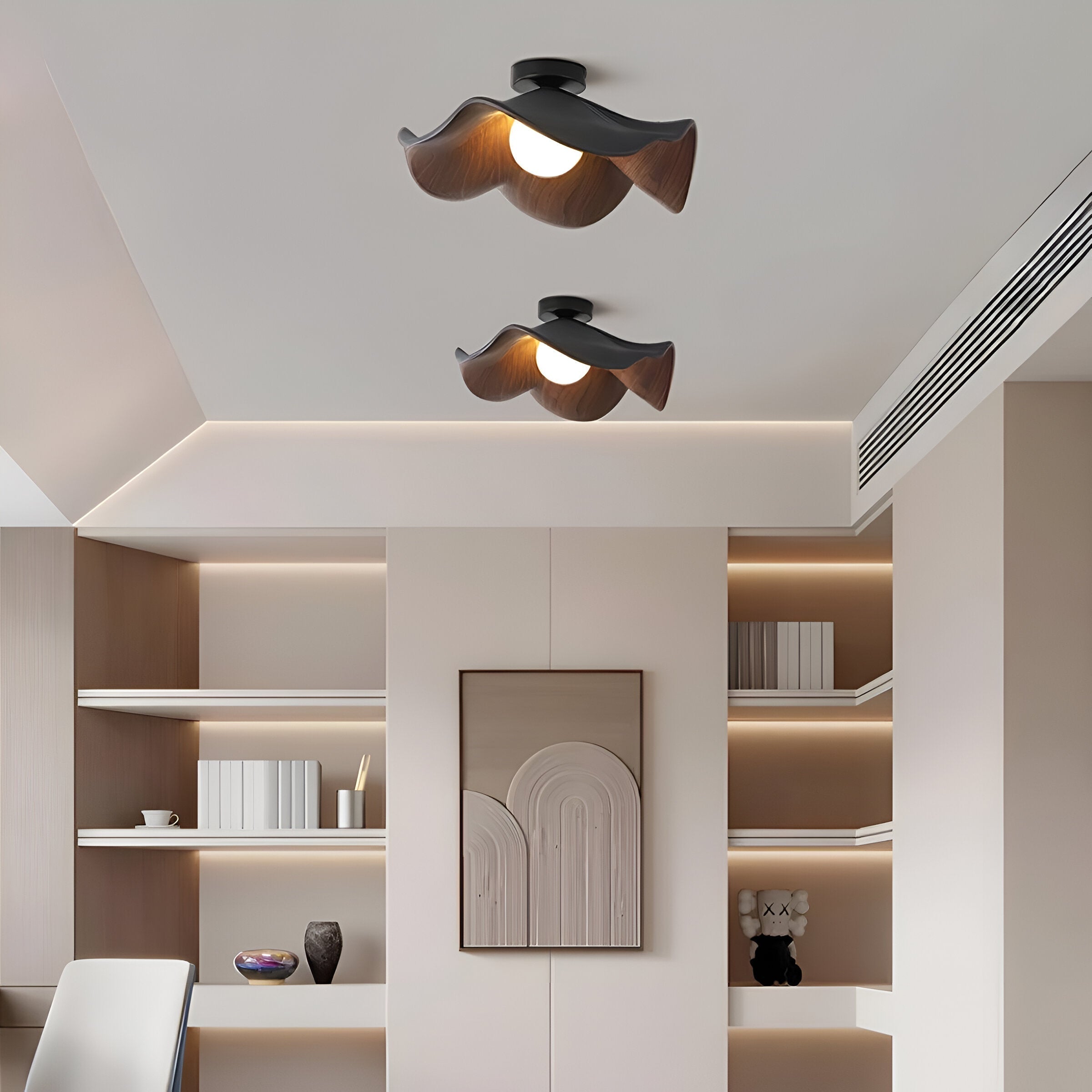 Elaris Bloom | Nordic Resin Flower LED Ceiling Light