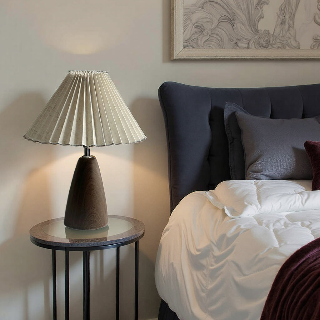 Bronp - Beza linen table lamp