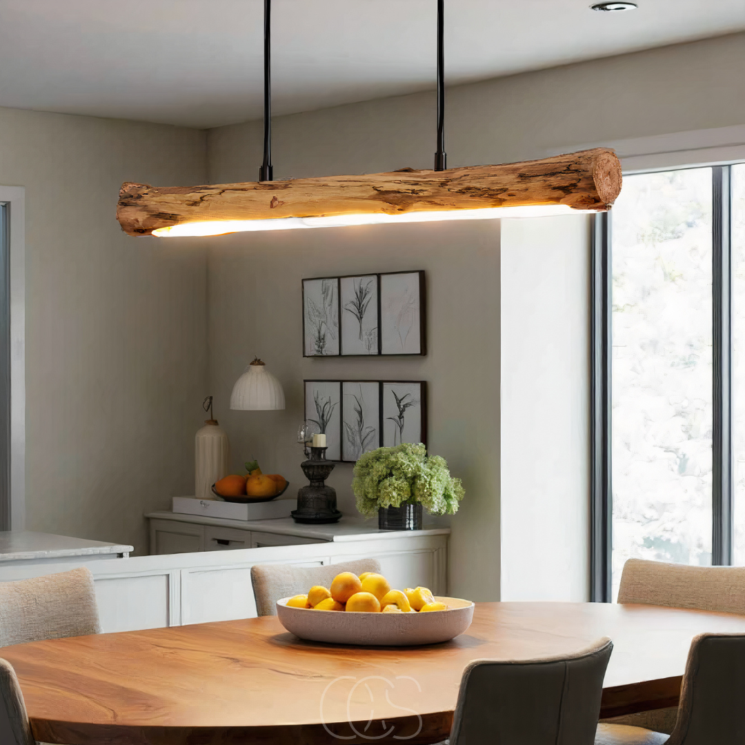 Bronp - Dimmable wooden pendant lamp