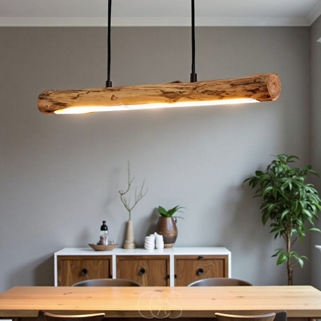 Bronp - Dimmable wooden pendant lamp