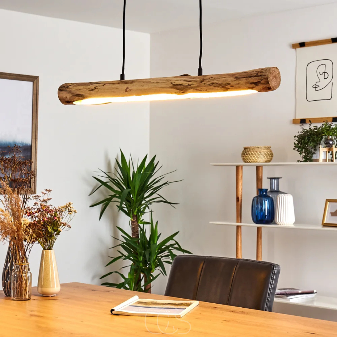 Bronp - Dimmable wooden pendant lamp