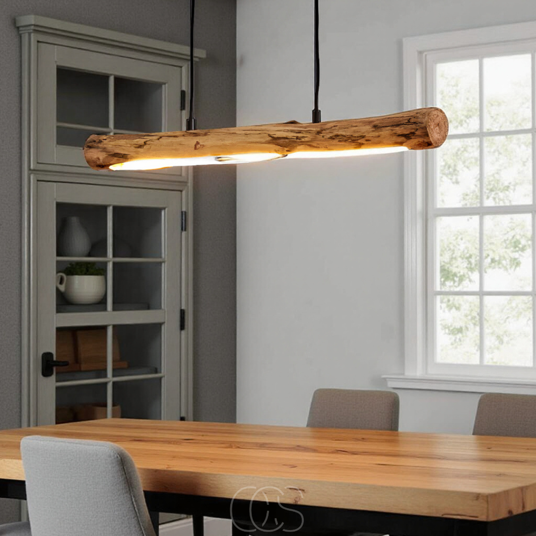 Bronp - Dimmable wooden pendant lamp