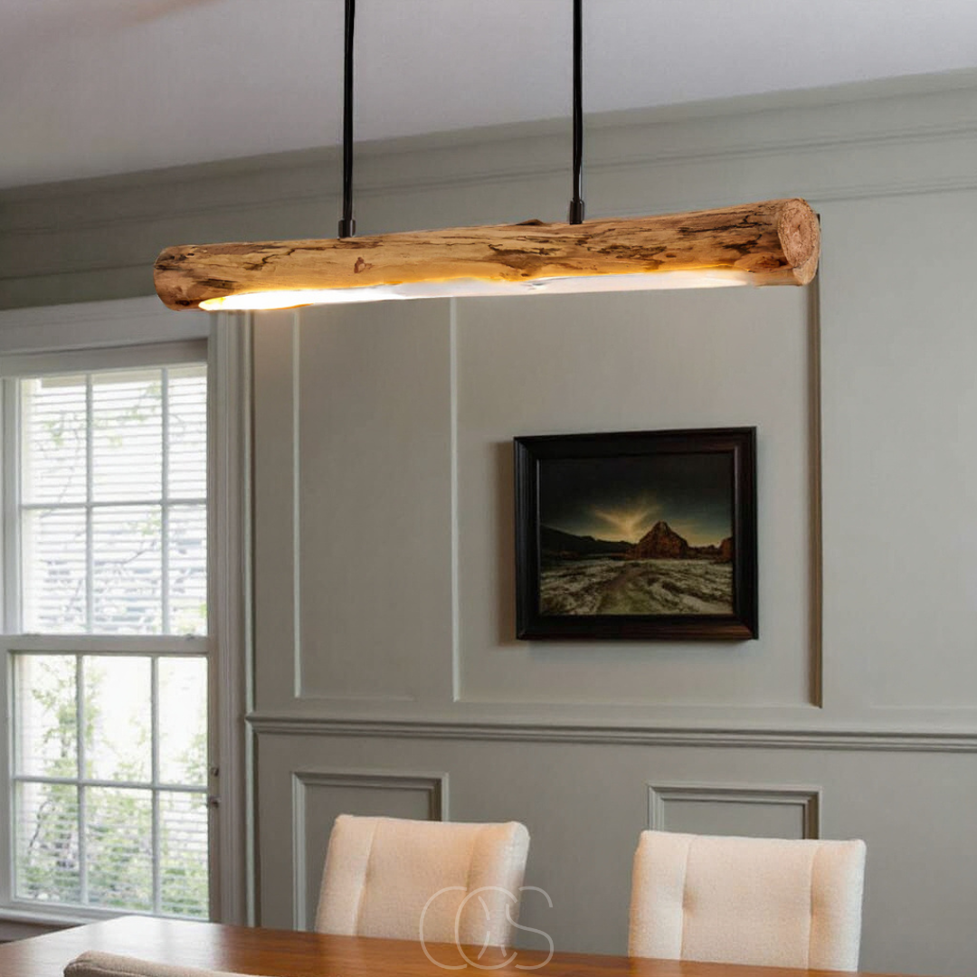 Bronp - Dimmable wooden pendant lamp