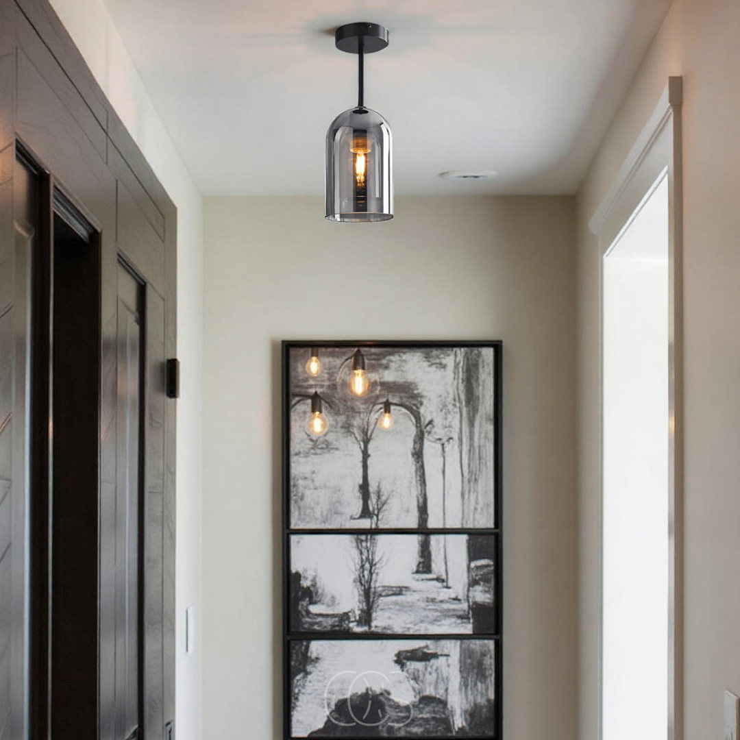 Bronp - Glas Vintage LED loftlampe
