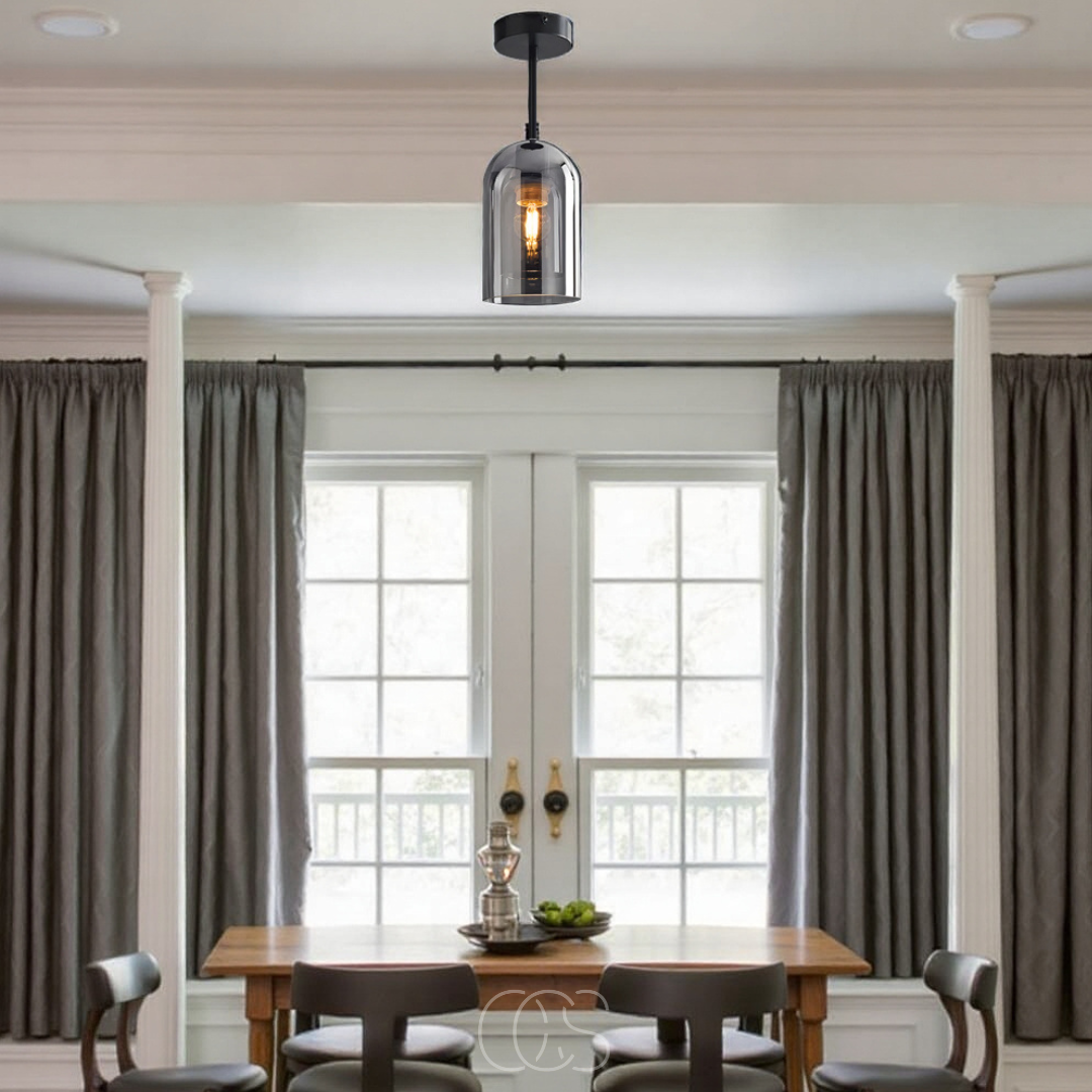 Bronp - Glas Vintage LED loftlampe