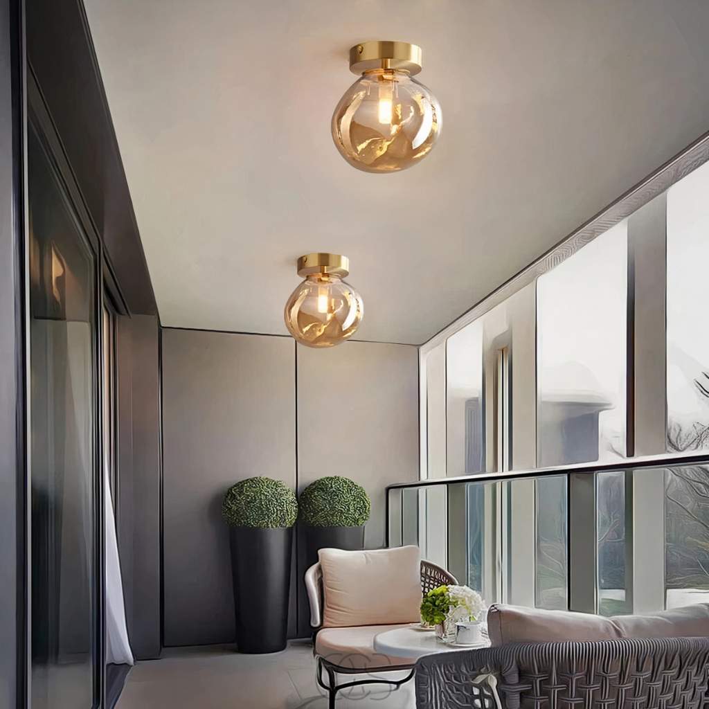 Bronp - LED Glas loftlampe - Moderne