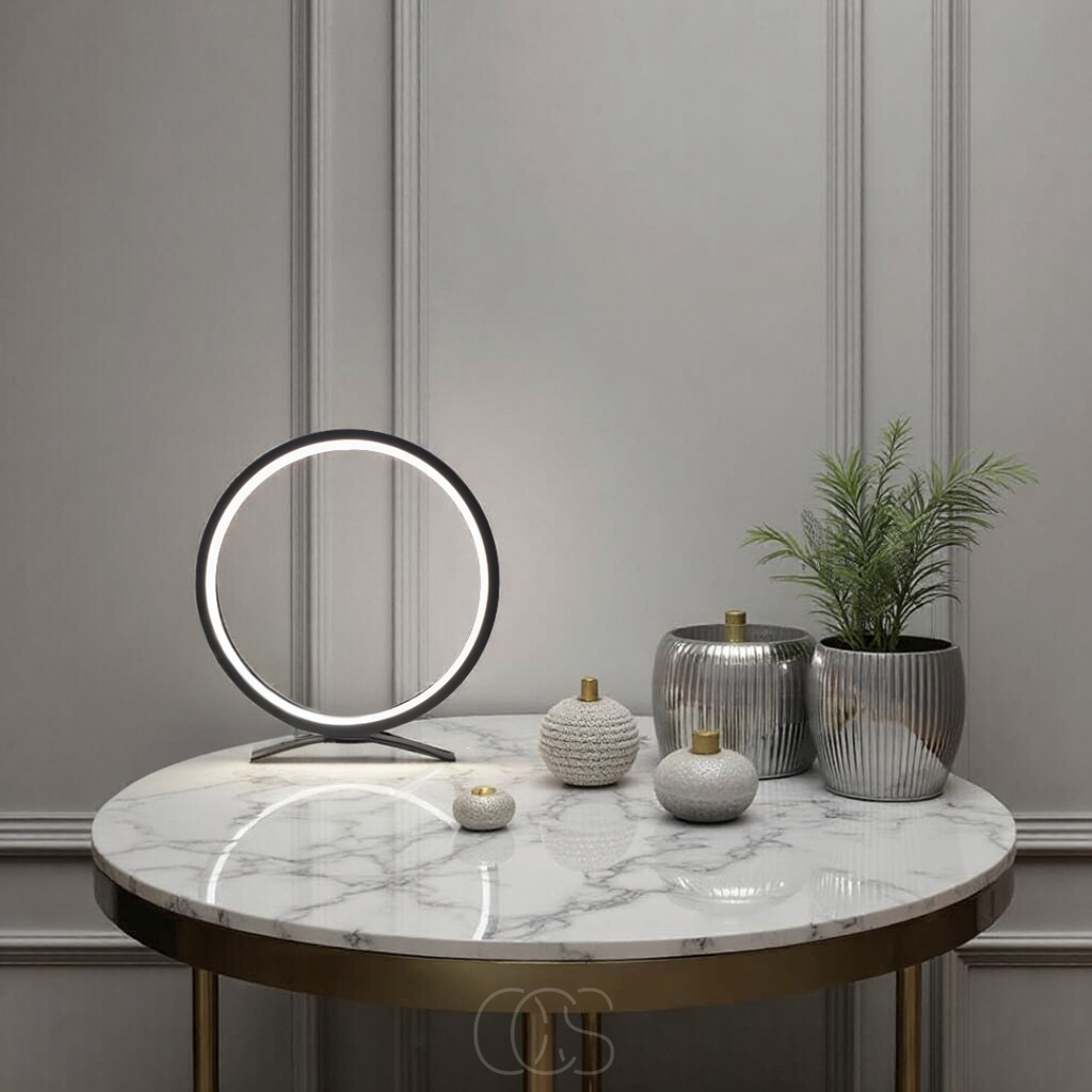 Bronp - LED Ring Bordlampe - Moderne Minimalistisk Design