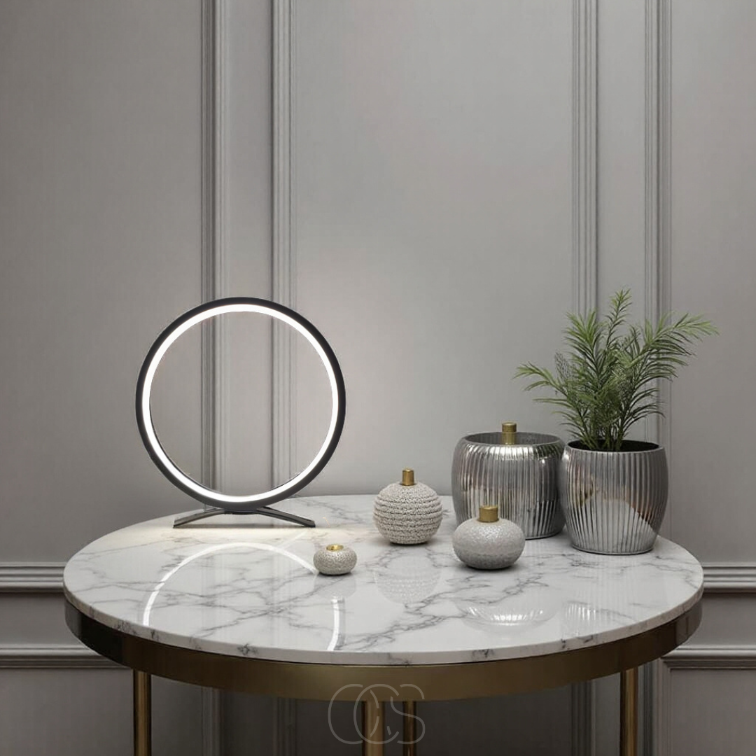 Bronp - LED Ring Bordlampe - Moderne Minimalistisk Design
