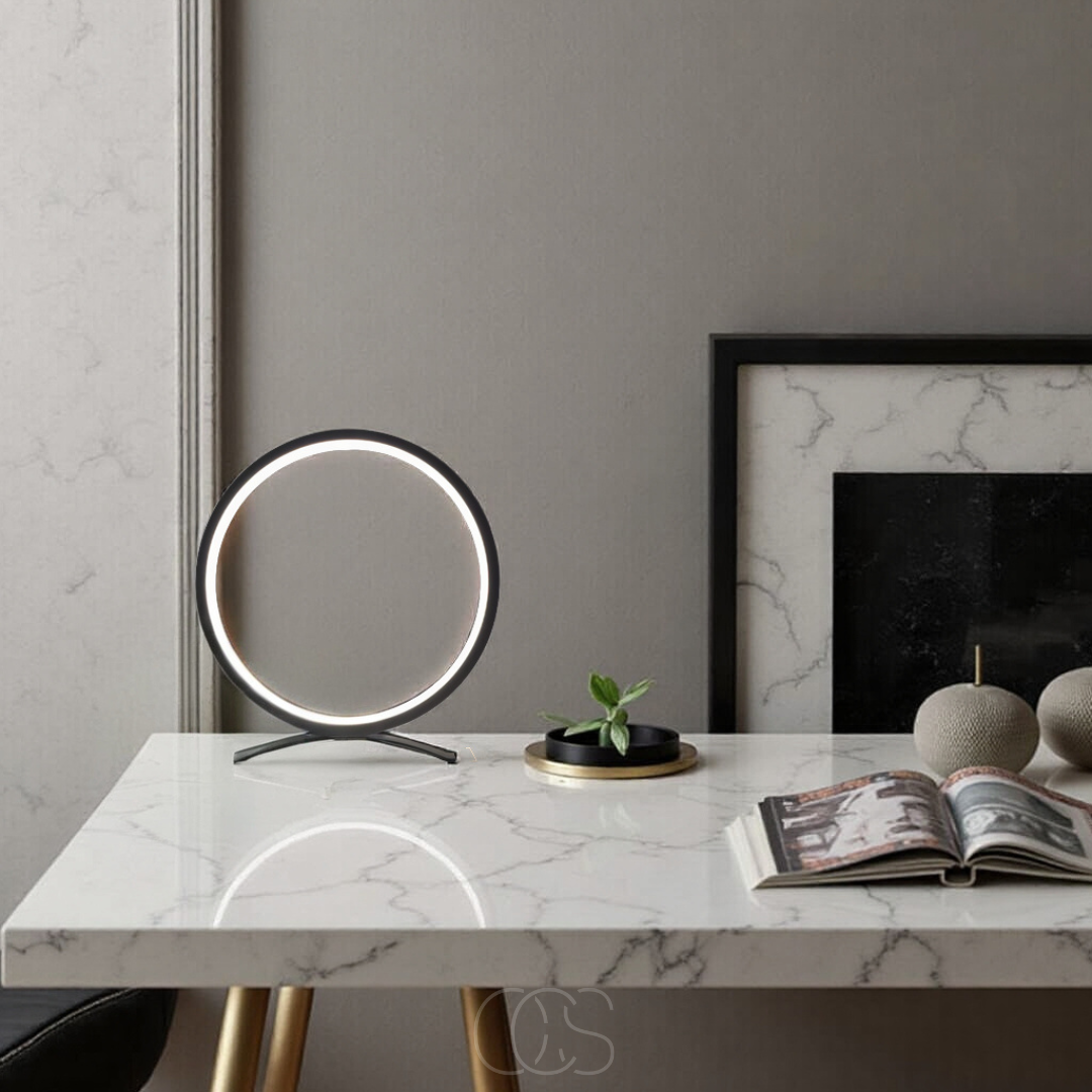 Bronp - LED Ring Bordlampe - Moderne Minimalistisk Design