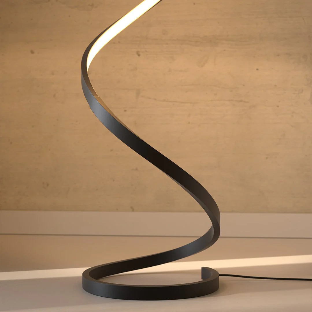 Bronp - LED Spiral Gulvlampe Dæmpbar