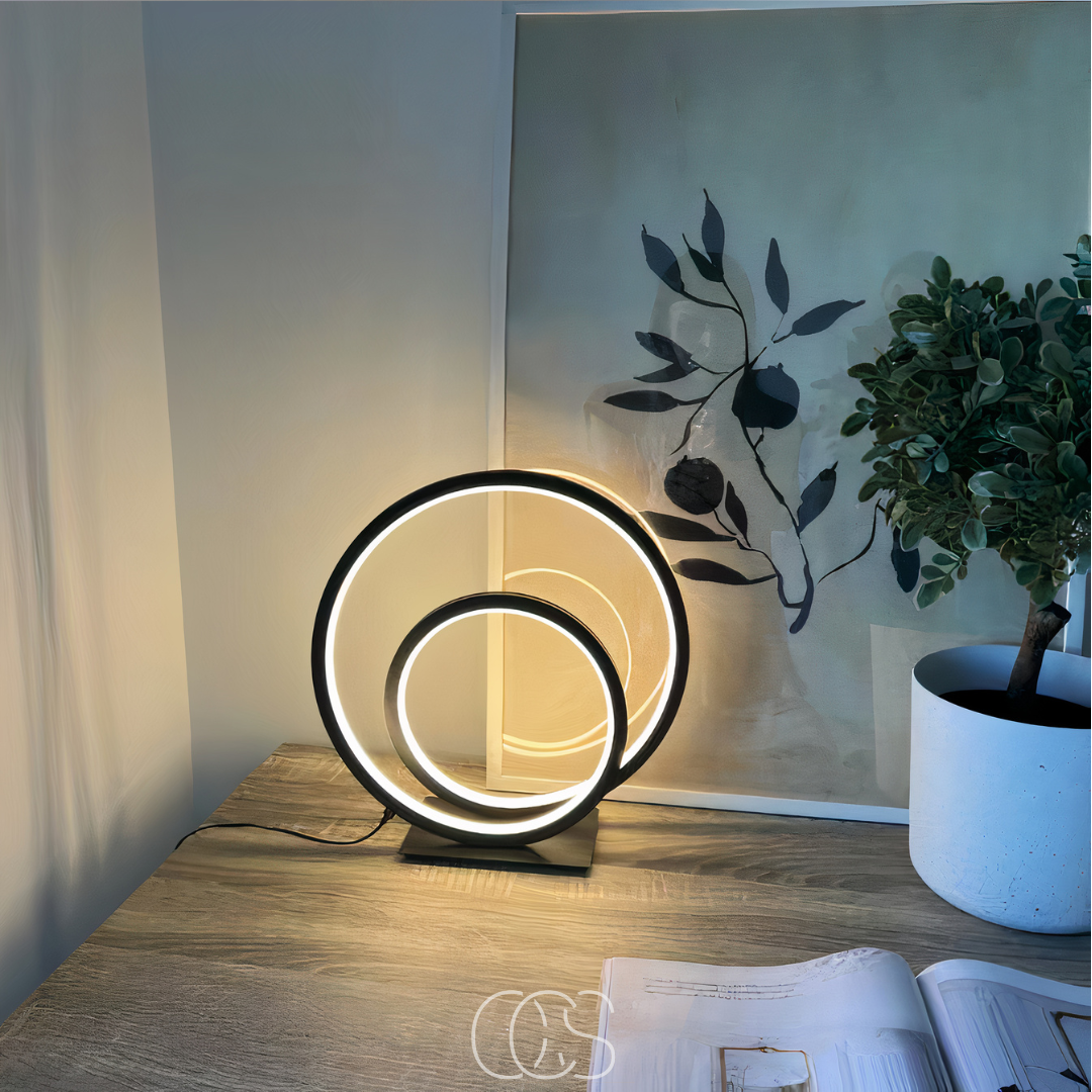 Bronp - LED Bordlampe Dobbelt Ring