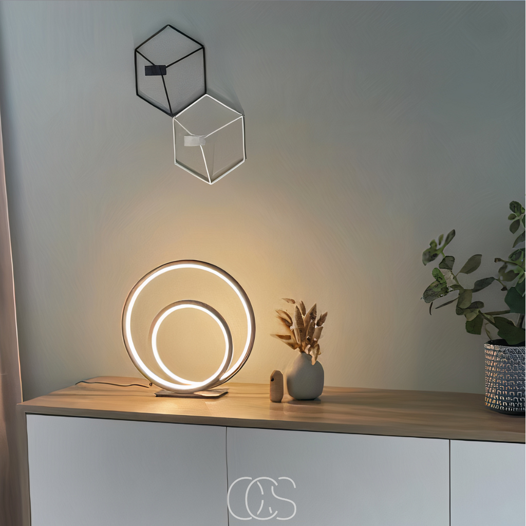 Bronp - LED Bordlampe Dobbelt Ring