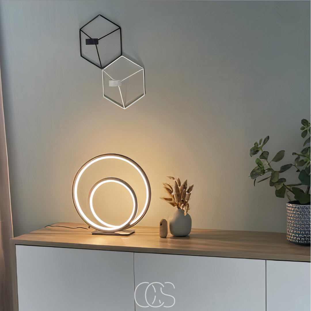 Bronp - LED Bordlampe Dobbelt Ring