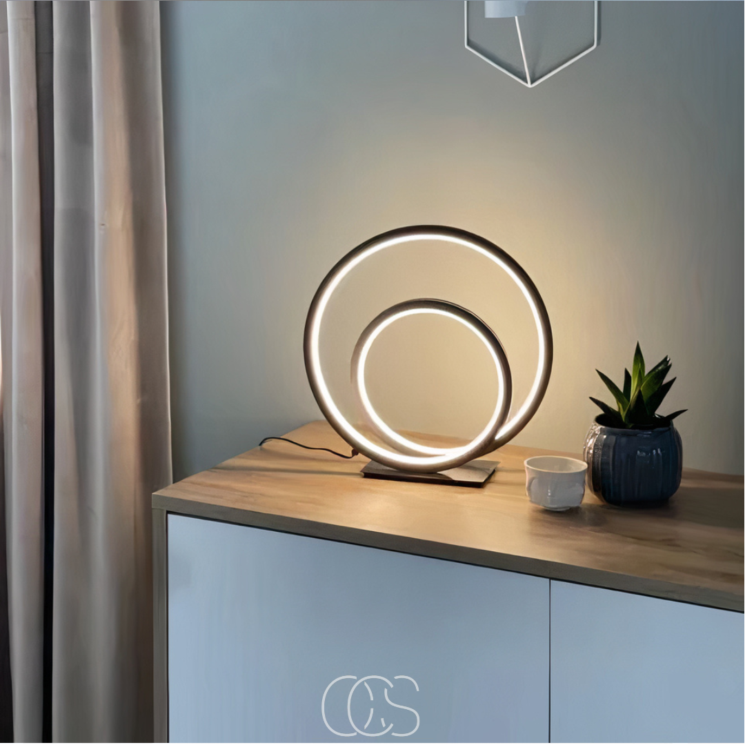 Bronp - LED Bordlampe Dobbelt Ring
