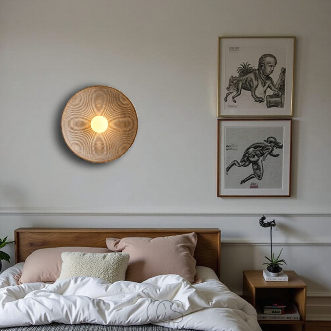 Bronp - Luksus LED Væglampe - i skålformet design