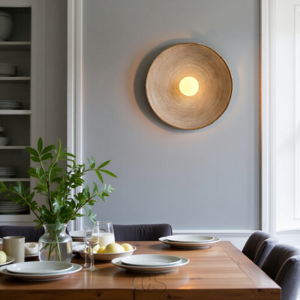 Bronp - Luksus LED Væglampe - i skålformet design