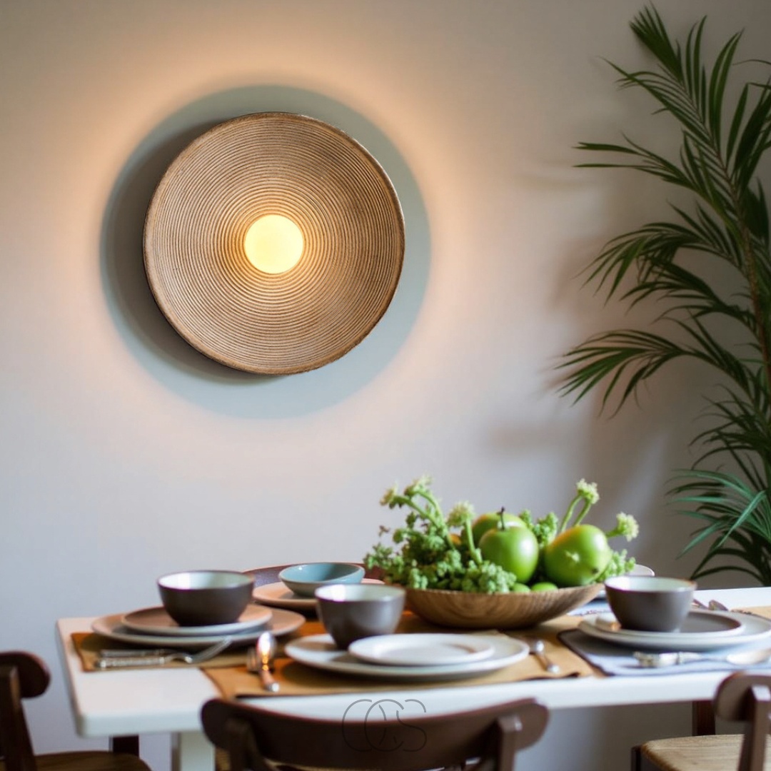 Bronp - Luksus LED Væglampe - i skålformet design