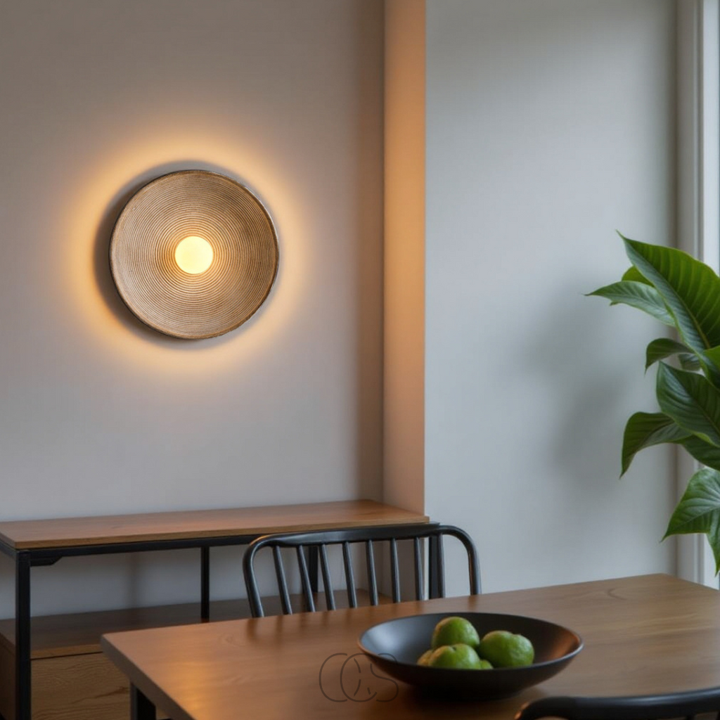 Bronp - Luksus LED Væglampe - i skålformet design