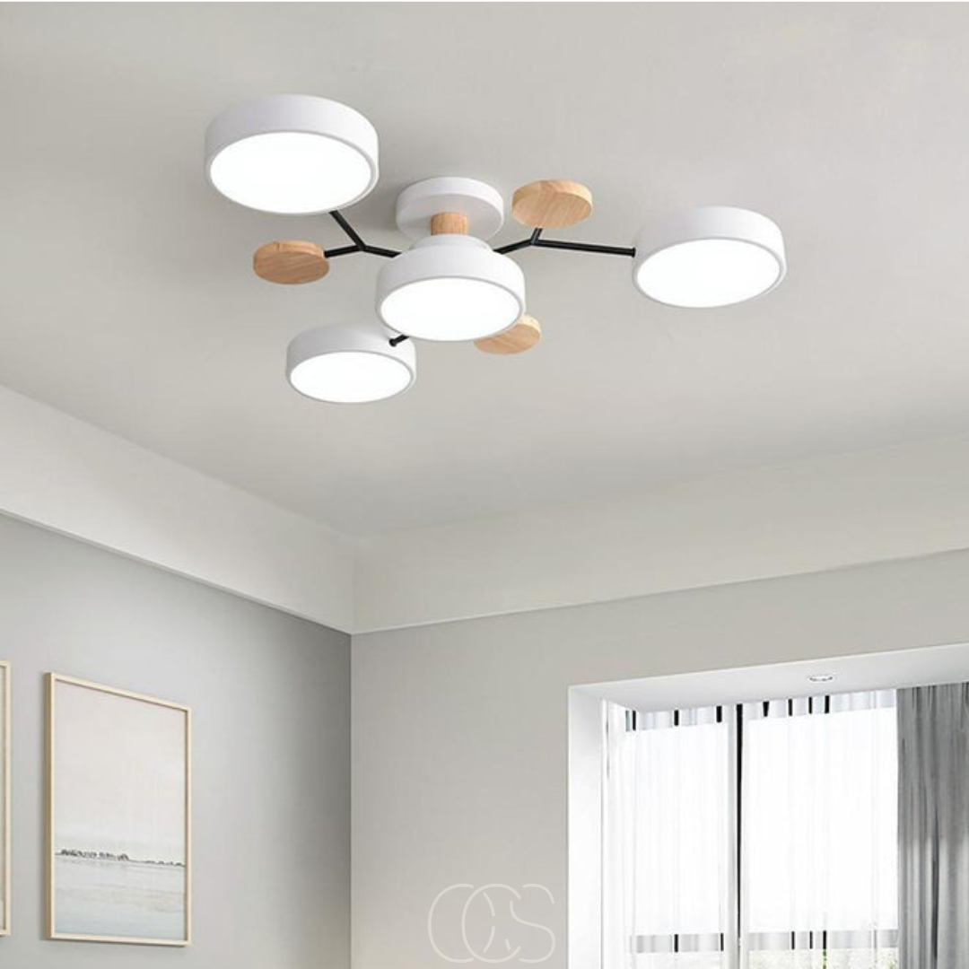 Bronp - Macaron Metal LED Loftlampe - Dæmpbar 3-Farve