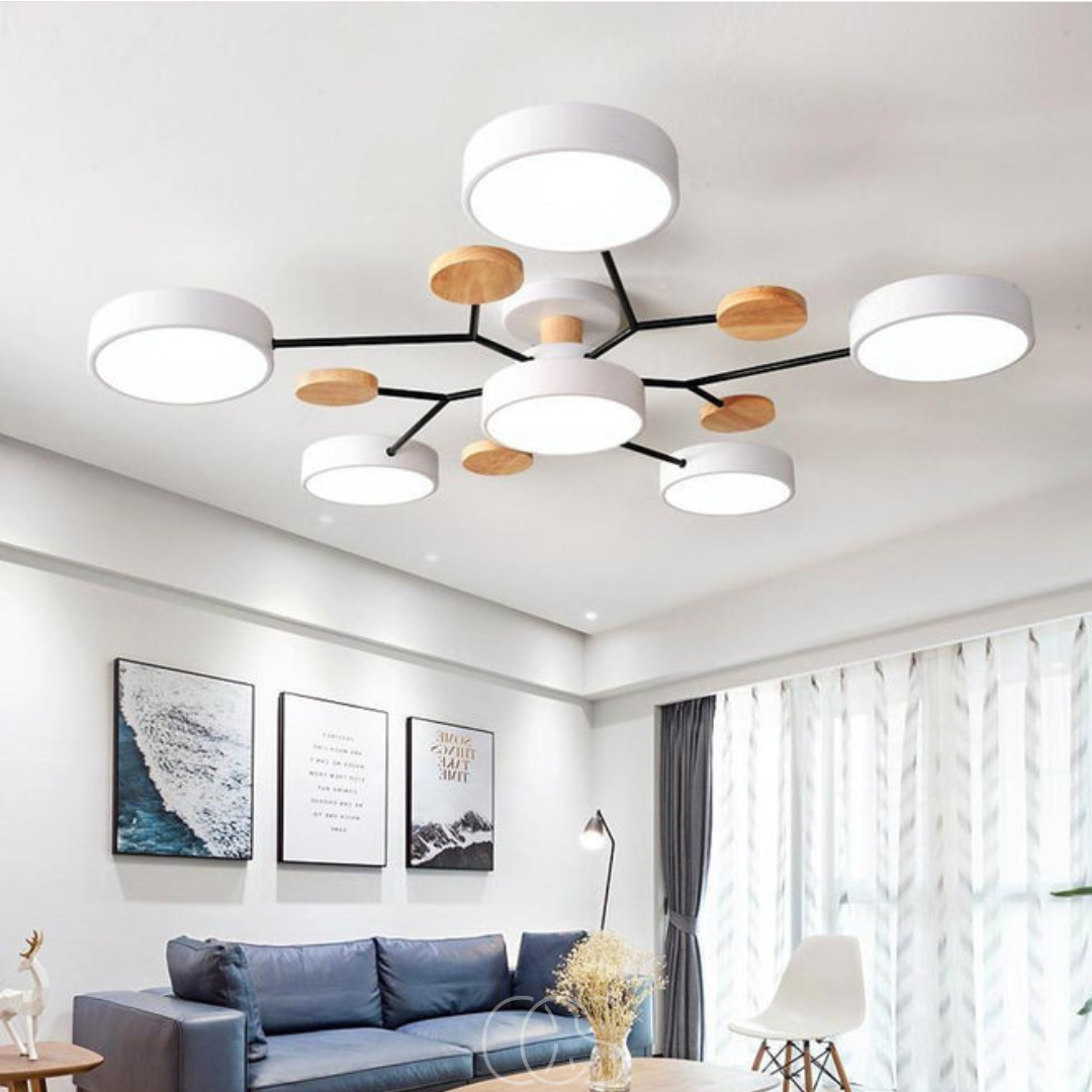 Bronp - Macaron Metal LED Loftlampe - Dæmpbar 3-Farve