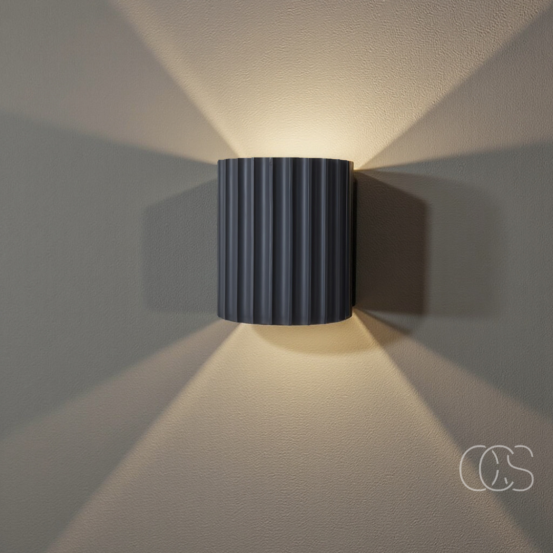 Bronp - Minimalistisk LED Væglampe - Ned- og Oplysning