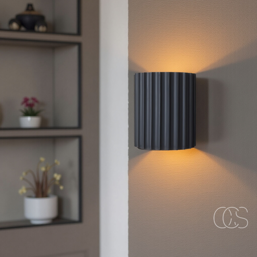 Bronp - Minimalistisk LED Væglampe - Ned- og Oplysning