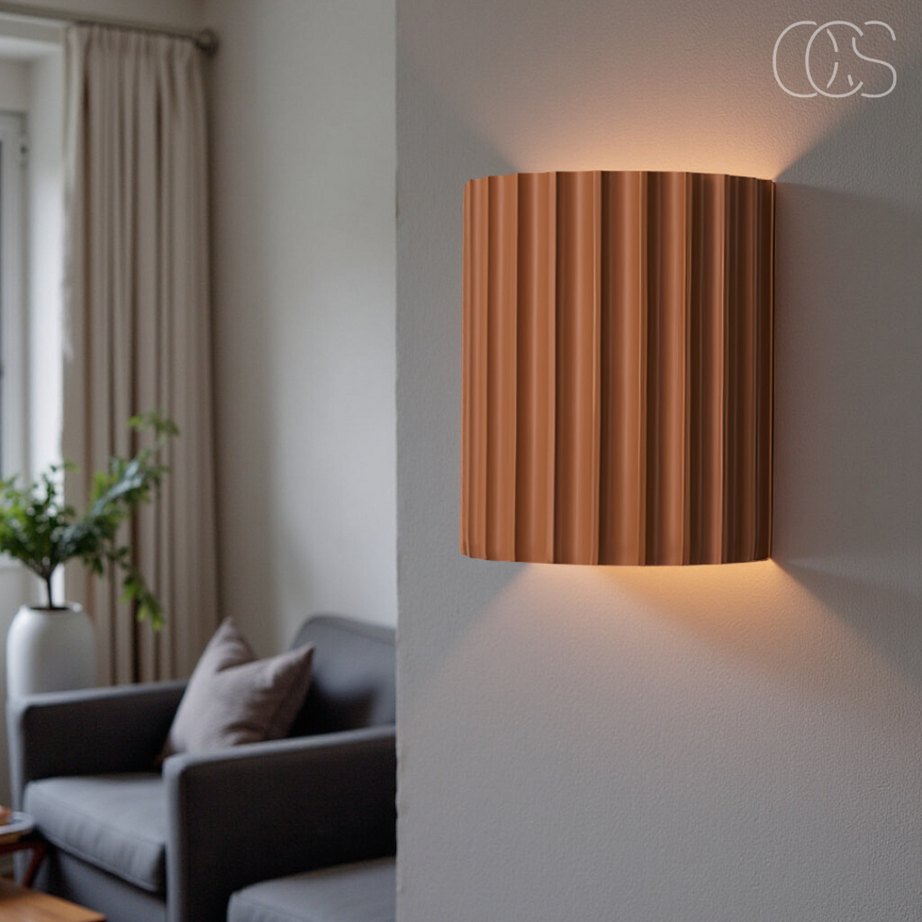 Bronp - Minimalistisk LED Væglampe - Ned- og Oplysning