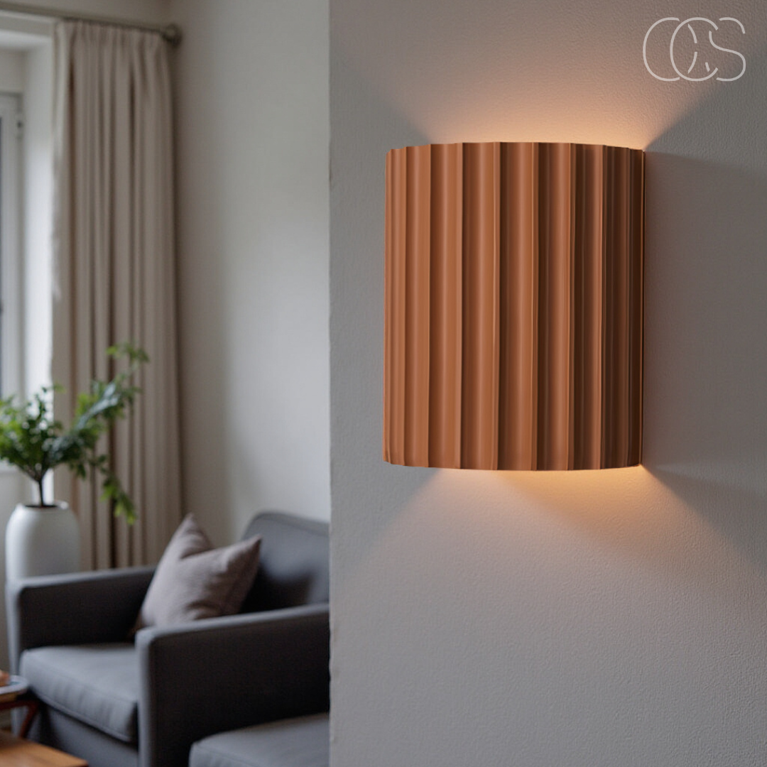 Bronp - Minimalistisk LED Væglampe - Ned- og Oplysning