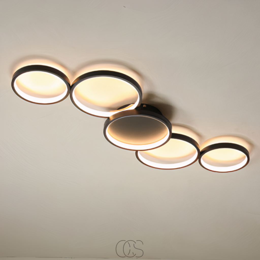 Bronp - Moderne Design Loftlampe - LED Ringe
