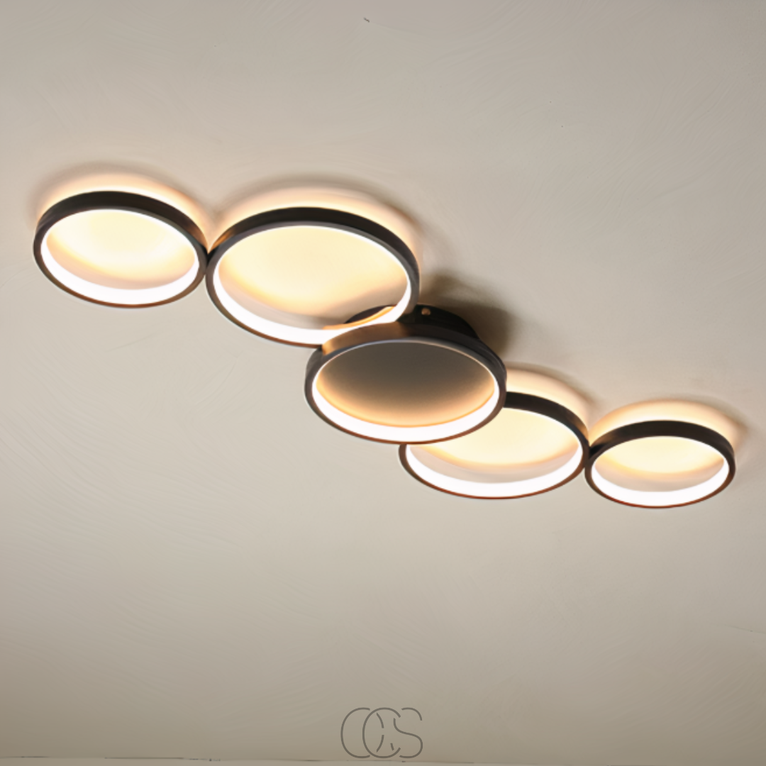Bronp - Moderne Design Loftlampe - LED Ringe