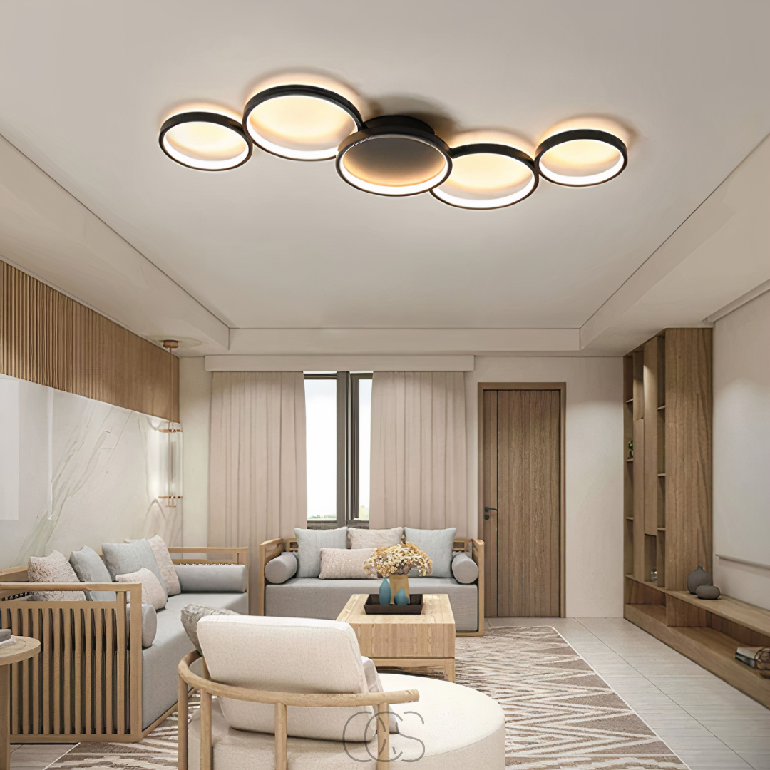 Bronp - Moderne Design Loftlampe - LED Ringe