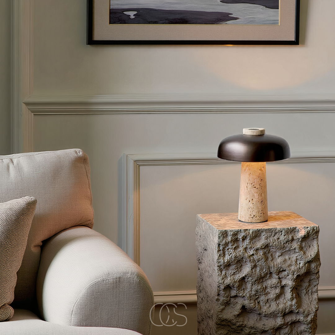 Bronp - Modern Stone Table Lamp