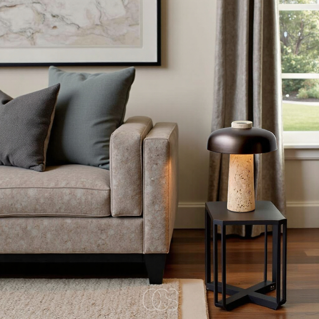 Bronp - Modern Stone Table Lamp