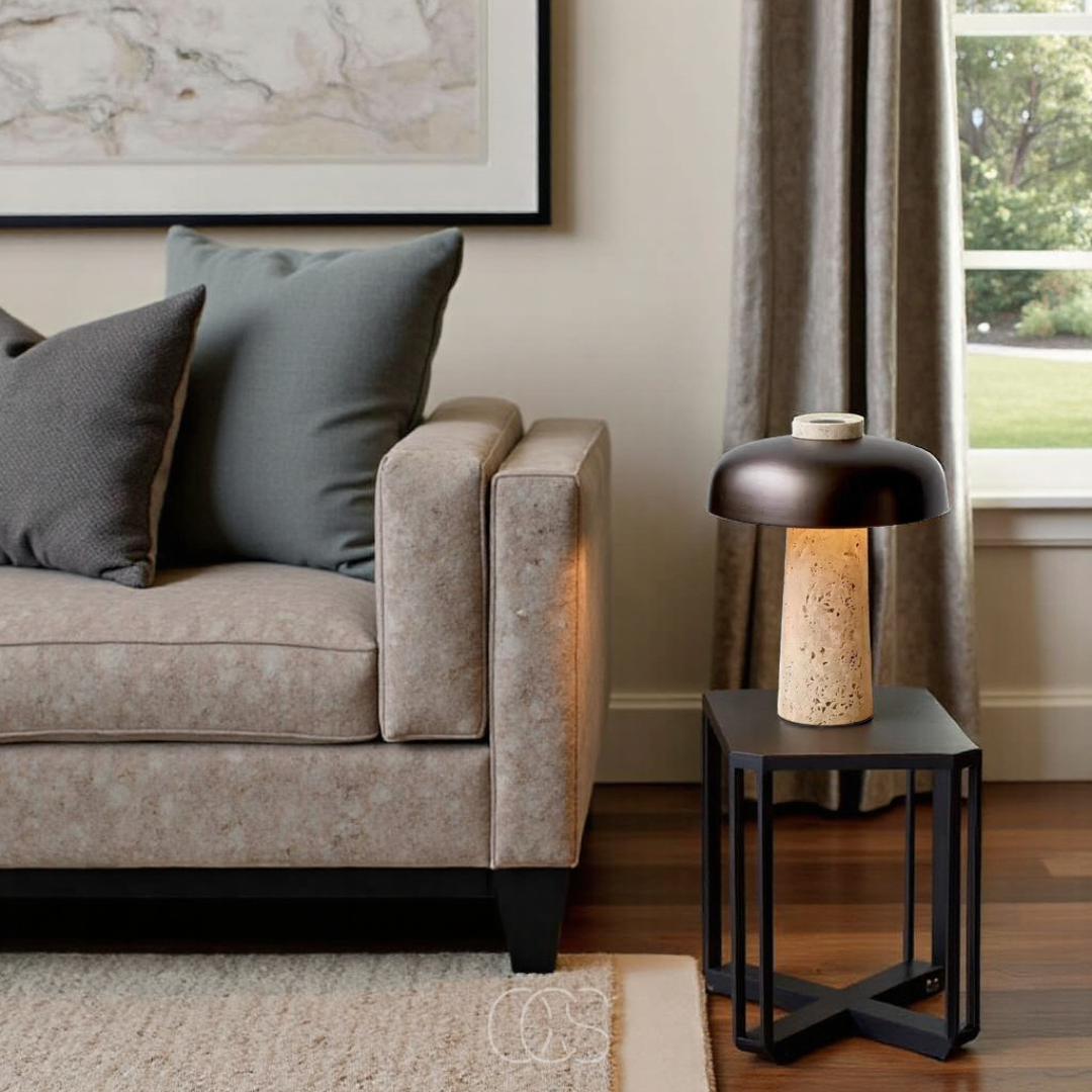 Bronp - Modern Stone Table Lamp
