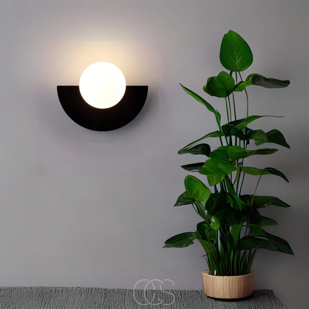 Bronp - Nordic Half-Circular Wall Lamp – Scandinavian Design