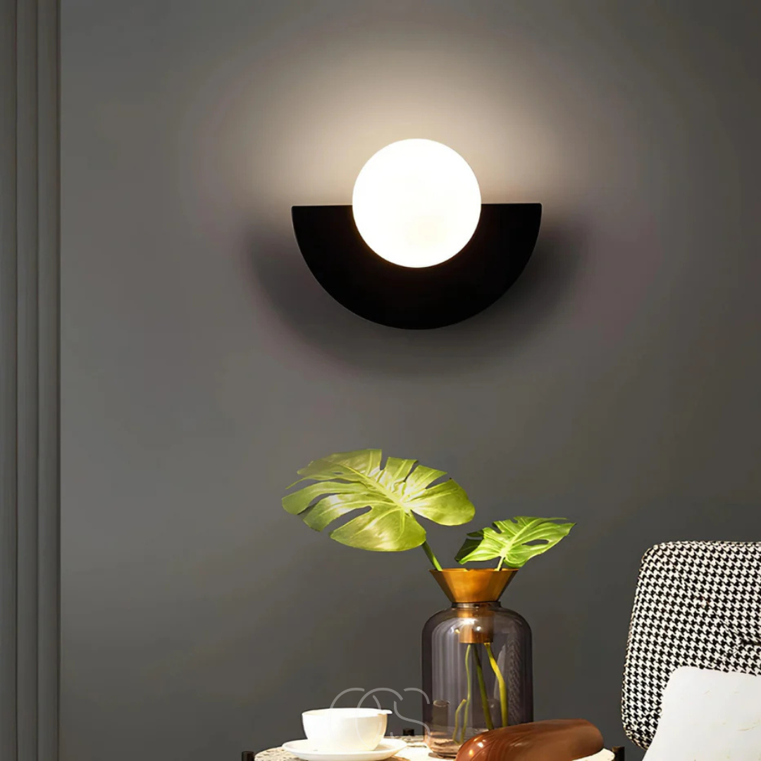 Bronp - Nordic Half-Circular Wall Lamp – Scandinavian Design