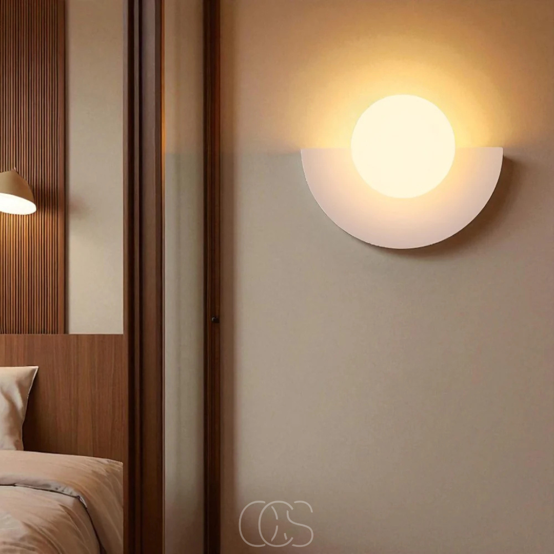 Bronp - Nordic Half-Circular Wall Lamp – Scandinavian Design