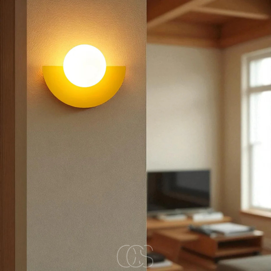 Bronp - Nordic Half-Circular Wall Lamp – Scandinavian Design