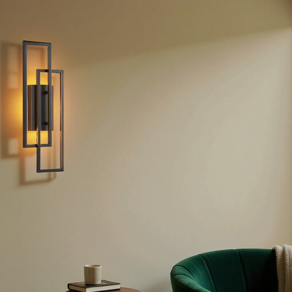 Bronp - Rectangular Geometric LED Wall Lamp
