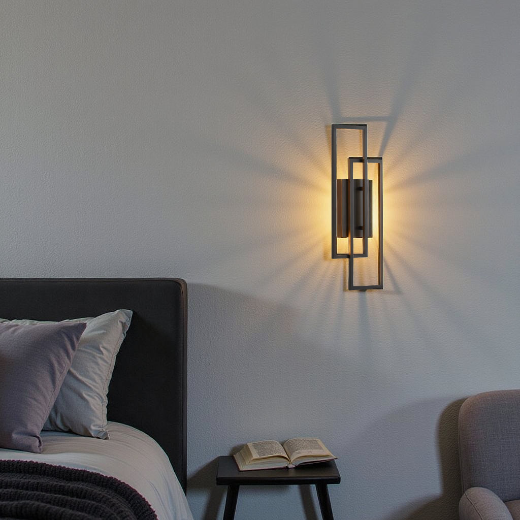 Bronp - Rectangular Geometric LED Wall Lamp