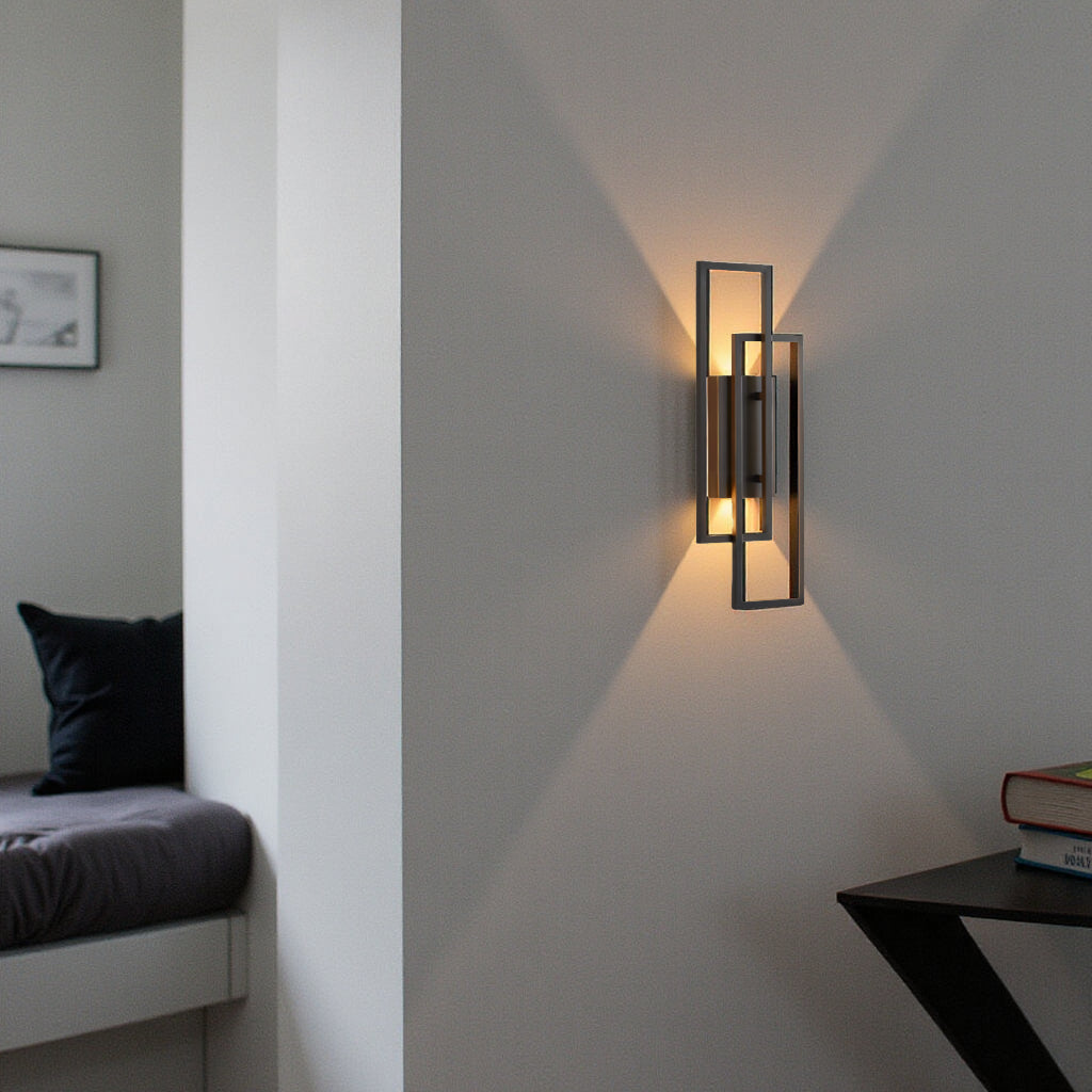 Bronp - Rectangular Geometric LED Wall Lamp