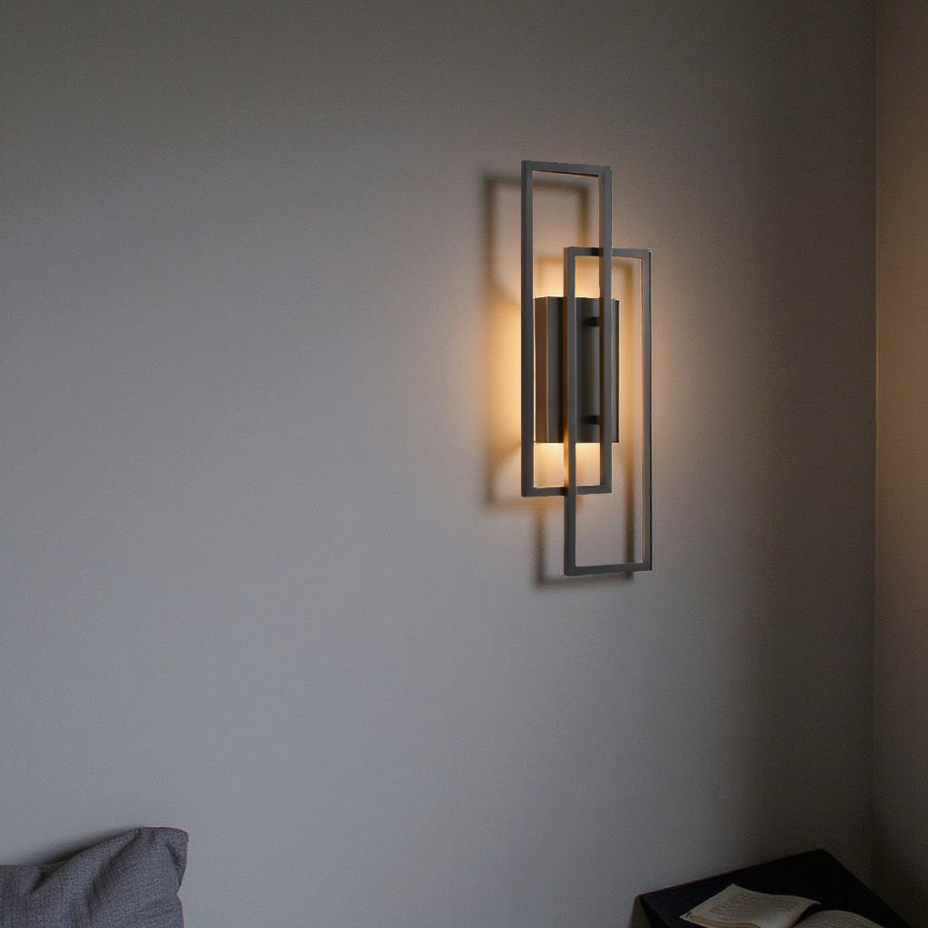 Bronp - Rectangular Geometric LED Wall Lamp