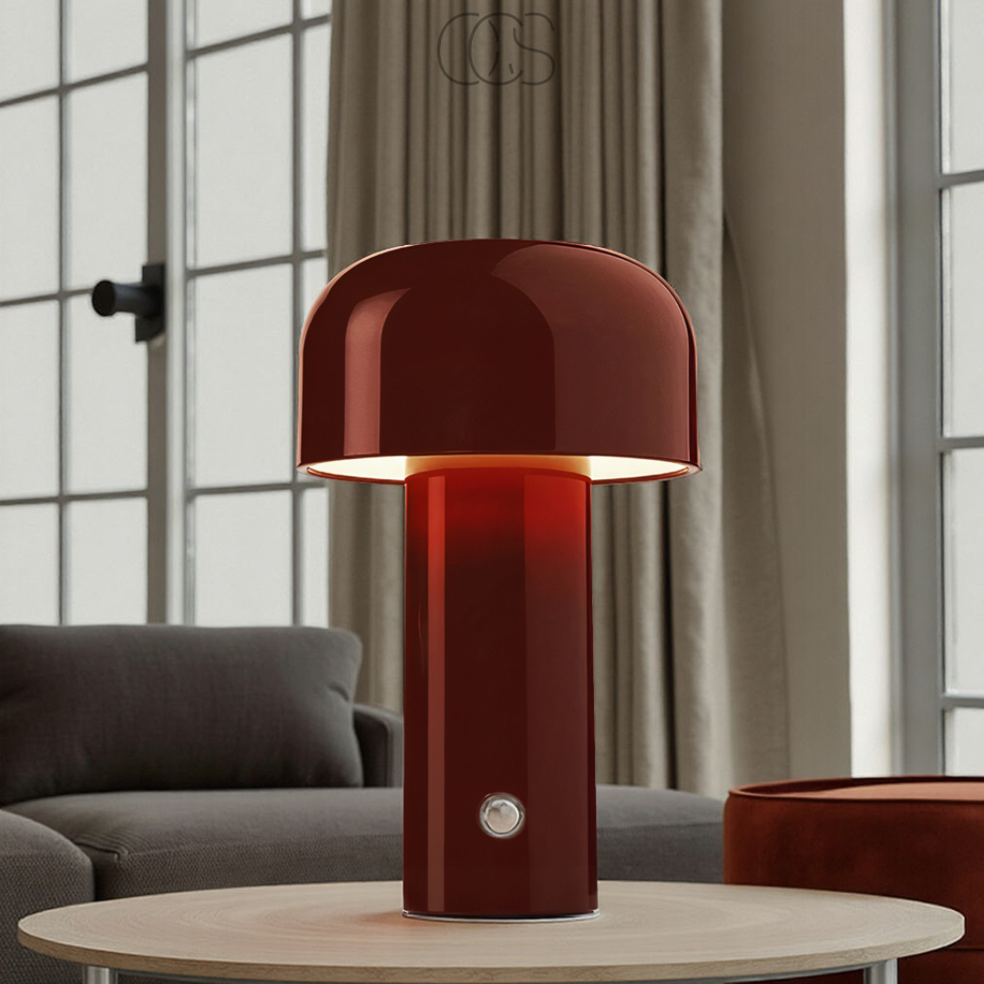 Bronp - Retro Table Lamp – wireless, dimmable & can be placed anywhere