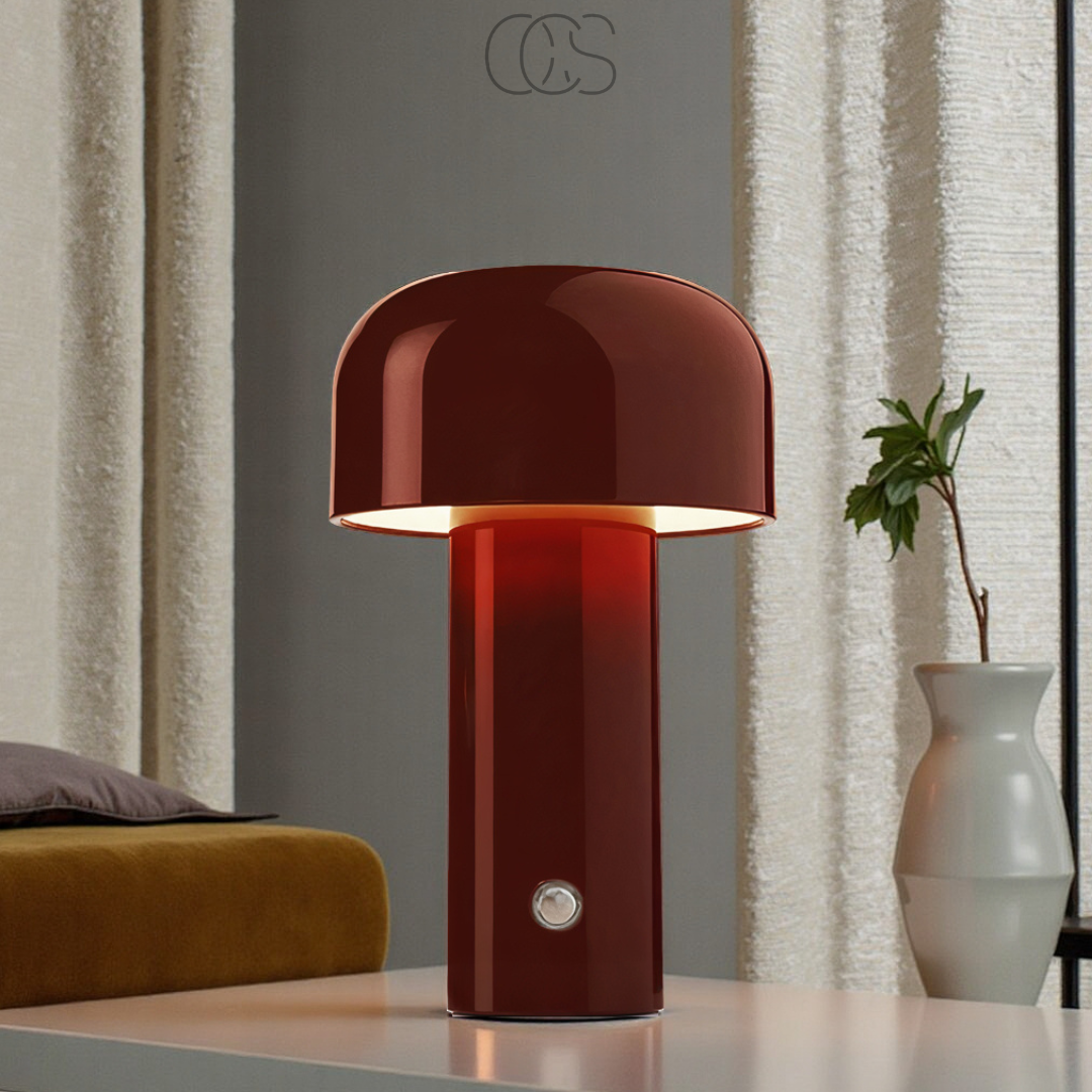 Bronp - Retro Table Lamp – wireless, dimmable & can be placed anywhere